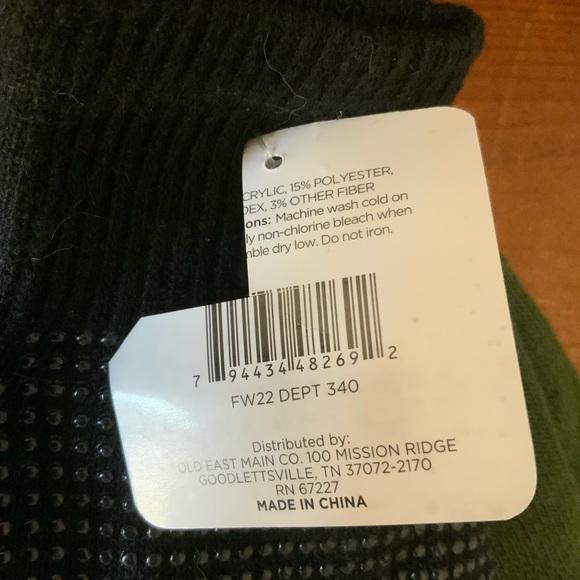 2 Pack of Men’s Gloves Thin Green Black Gripper Touchscreen Stretch OSFA Unisex - Picture 8 of 14